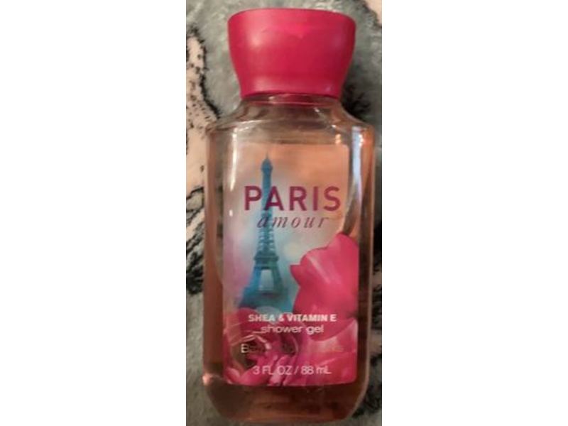 Bath & Body Works Paris Amour Shower Gel, Shea & Vitamin E, 3 fl oz/88 mL