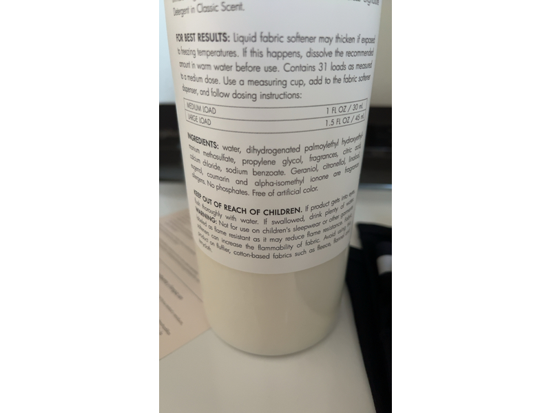 The Laundress Fabric Conditioner, Classic, 32 fl oz/946 mL