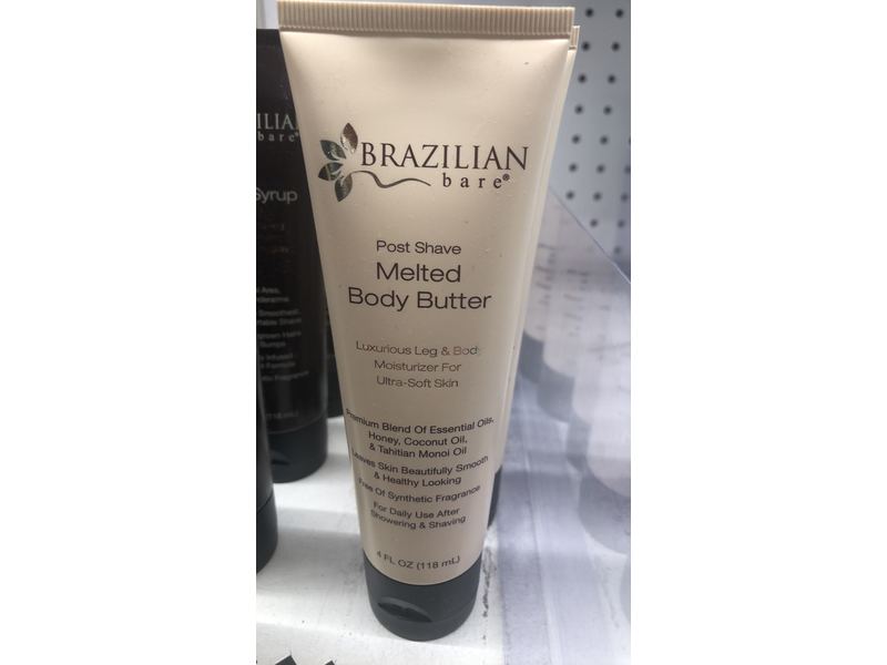 Brazilian Bare Post-shave Melted Body Butter, 4 fl oz/118 mL