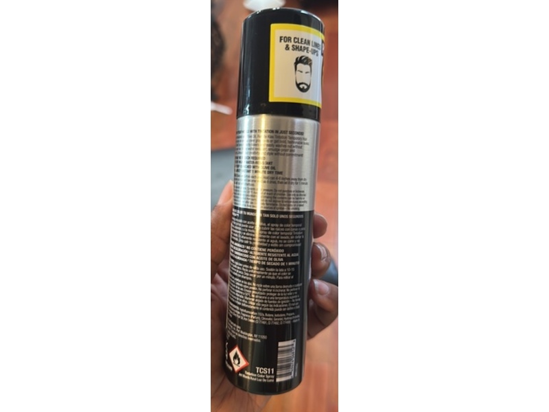 Red By Kiss Tintation Temporary Hair Color Spray, Jet Black, 2.82 oz/80 g
