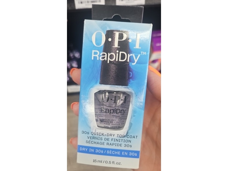 OPI Rapid Dry Quick-Dry Top Coat, 0.5 fl oz/15 mL