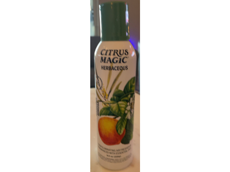 Citrus Magic Herbaceous Odor Eliminating Air Freshener Spray, Mandarin Mimosa, 8 oz/226 g