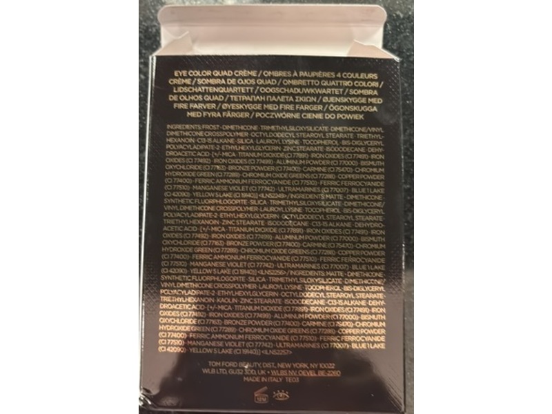 Tom Ford Eye Color Eyeshadow Palette, 46 Ember Bronze, 0.38 fl oz/5.2 g