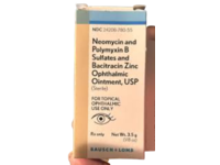 Neomycin and Polymyxin B Sulfates and Bacitracin Zinc Ophthalmic Ointment, 0.125 oz/3.5 g, Bausch & Lomb (Rx) - thumbnail 2