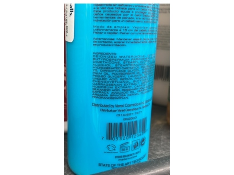 Bio Keratin 2 In 1 Detangler Heat Protectant, 8.45 fl oz/250 mL