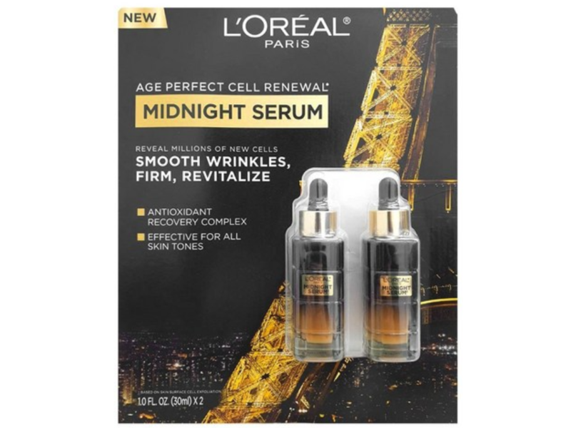 L'Oreal Paris Midnight Serum, 1 fl oz/30 mL, Pack Of 2