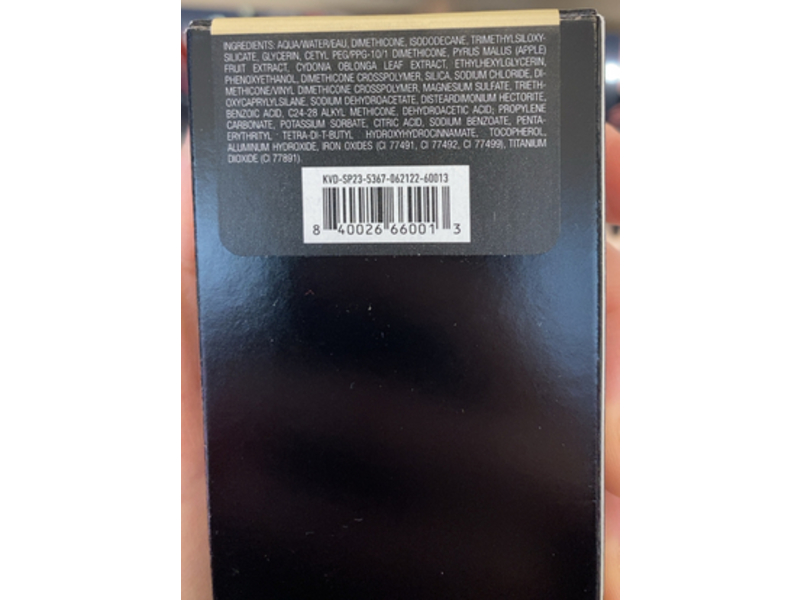 Kvd Good Apple Full-Coverage Serum Foundation, 012 Light, 1.01 fl oz/30 mL