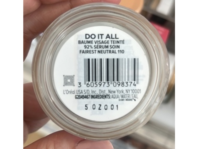 It Do It All Sheer Tint Face Balm, Fairest Neutral 110, 0.63 oz/18 g