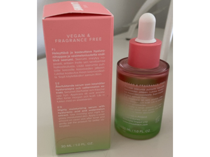 Smuuti Skin Watermelon Dew Serum, 1 fl oz/30 mL