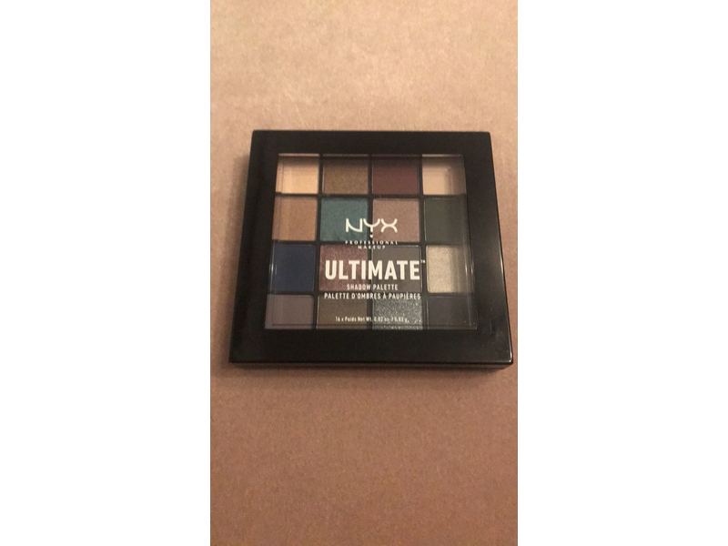 NYX Professional Makeup Ultimate Shadow Palette, Ash, 0.02 oz/0.83 g.