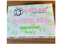 Capure Goat Milk Soap, Unscented, 3 fl oz/85 g, 5 Count - Image 3