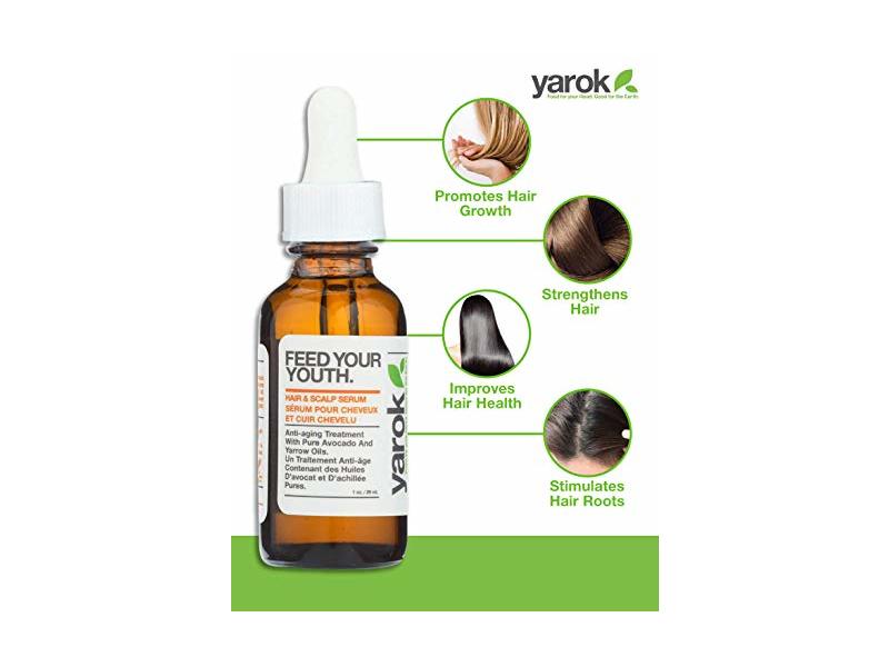 Yarok Feed Your Youth Organic Hair & Scalp Serum, 1oz