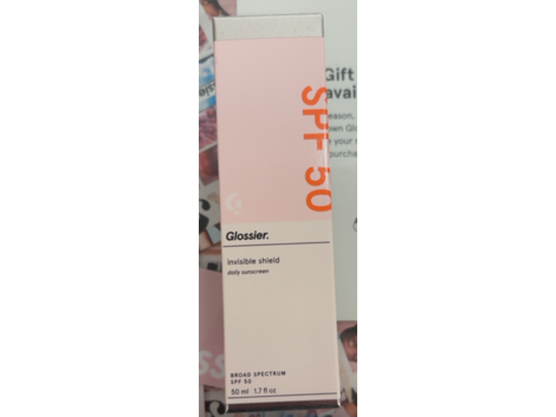 Glossier Invisible Shield Daily Sunscreen, SPF 50, 1.7 fl oz/50 mL