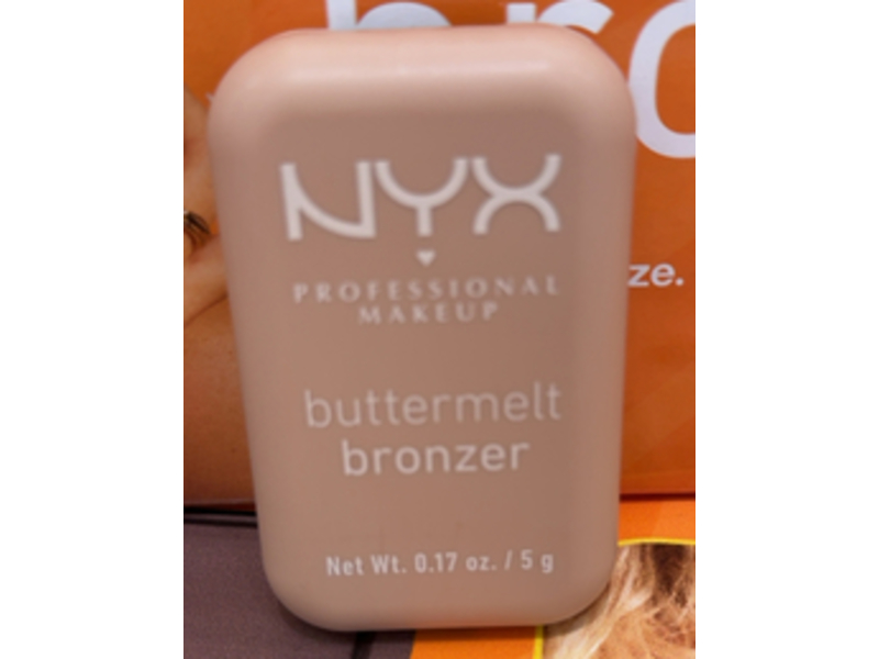 Nyx Professional Buttermelt Bronzer, Butta Cup, 0.17 oz/5 g