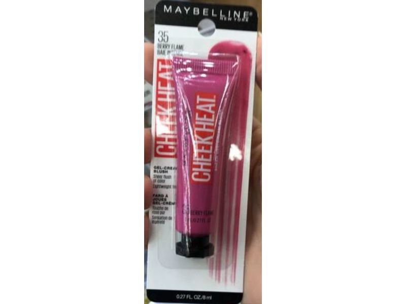 Maybelline New York Cheek Heat Gel-Cream Blush, Berry Flame, 0.27 fl oz/8 mL