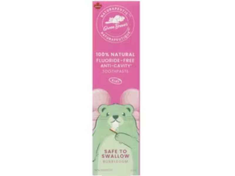 Green Beaver Kids Toothpaste, Bubblegum, 100 g