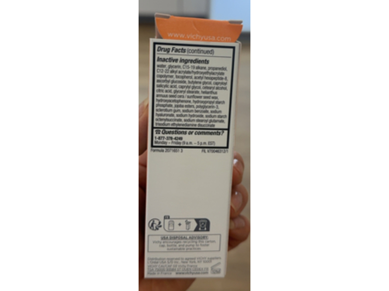 Vichy Capital Soleil UV-Age Daily Sunscreen, SPF 60, 1.69 fl oz/50 mL