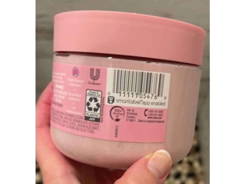 Dove Body Scrub, Confetti Cake, 15 oz