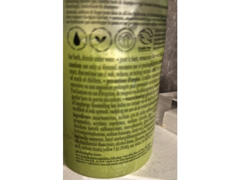 Philosophy Hydrating Shower Gel, Senorita Margarita, 16 fl oz/480 mL