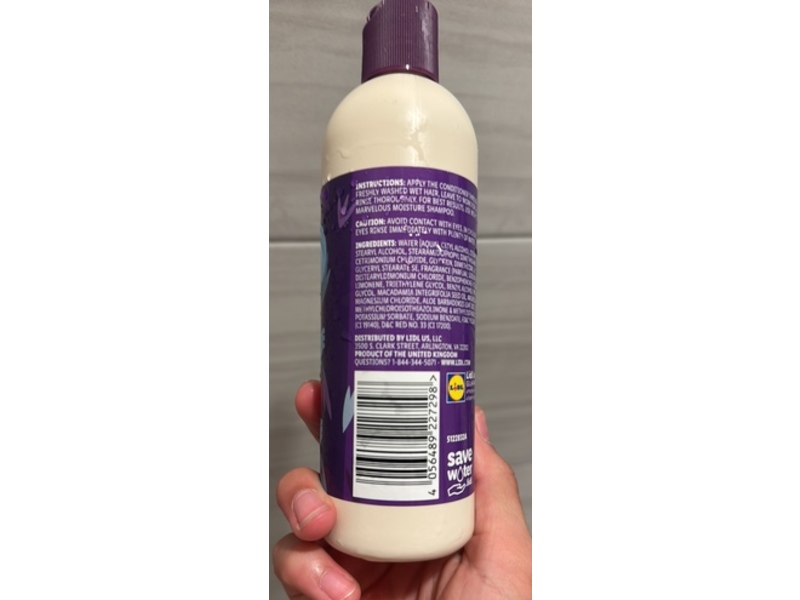Cien Australian Style Marvelous Moisture Conditioner, Macadamia Nut Oil & Aloe Vera, 10.1 fl oz/300 mL
