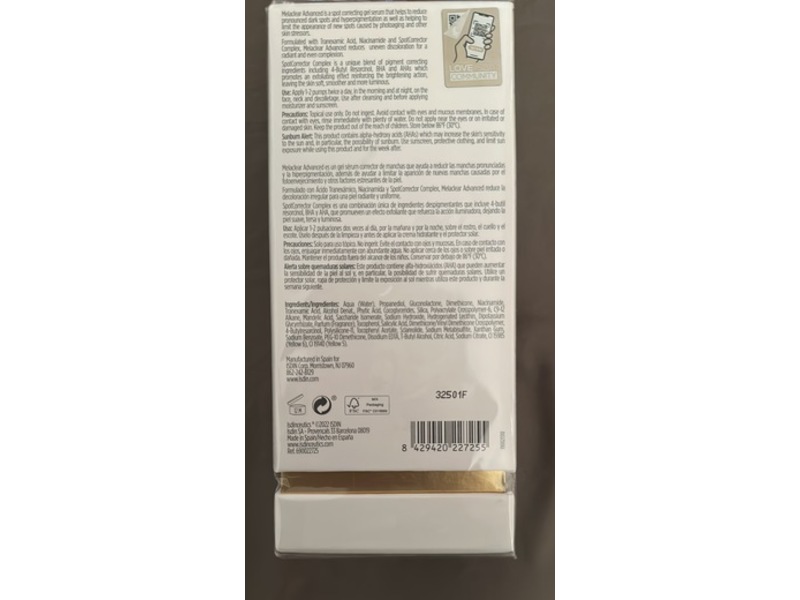 Isdin Isdinceutics Melaclear Advanced Serum, 1.7 fl oz/50 mL