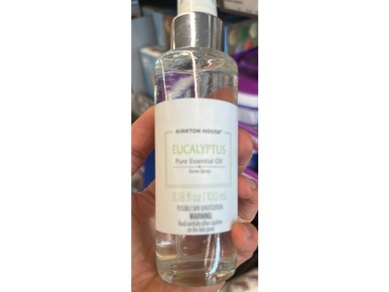 Kirkton House Pure Essential Oil Room Spray, Eucalyptus, 3.38 fl oz/100 mL