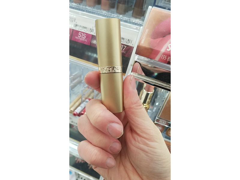 L'Oréal Paris Makeup Colour Riche Original Creamy Hydrating Satin Lipstick, 410 Volcanic, 0.13 oz