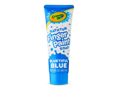 Crayola Bathtub Finger Paint Soap, Sky Blue, 3 fl oz/88.7 mL
