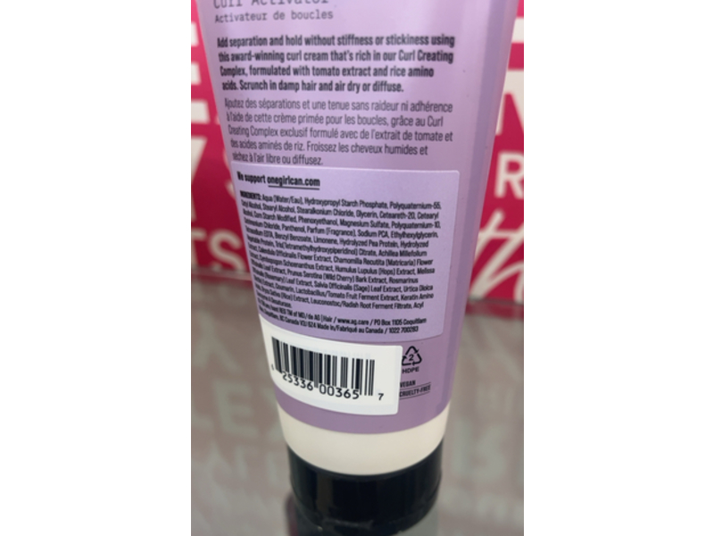 Ag Care Re:Coil Curl Activator, 6 fl oz/178 mL