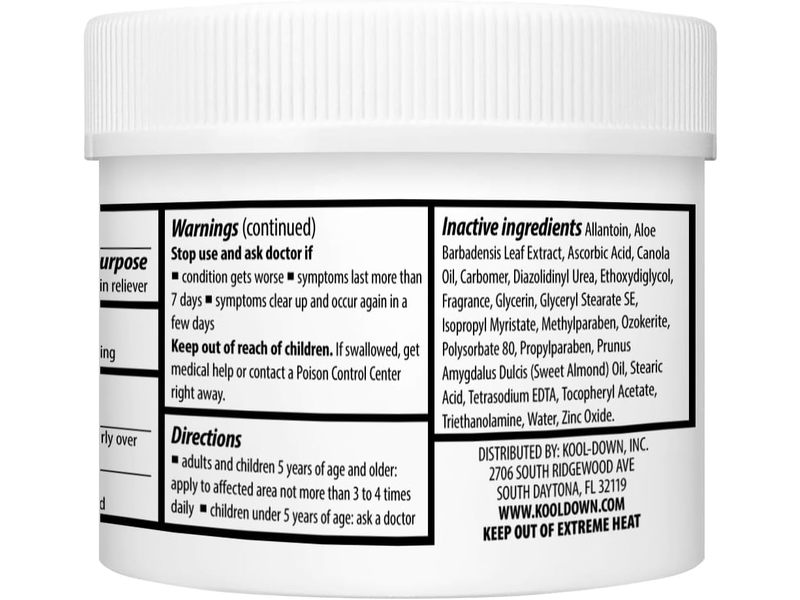 Bio-KooL 4% Lidocaine Burn Relief, Maximum Strength, 4.5 oz/128 g