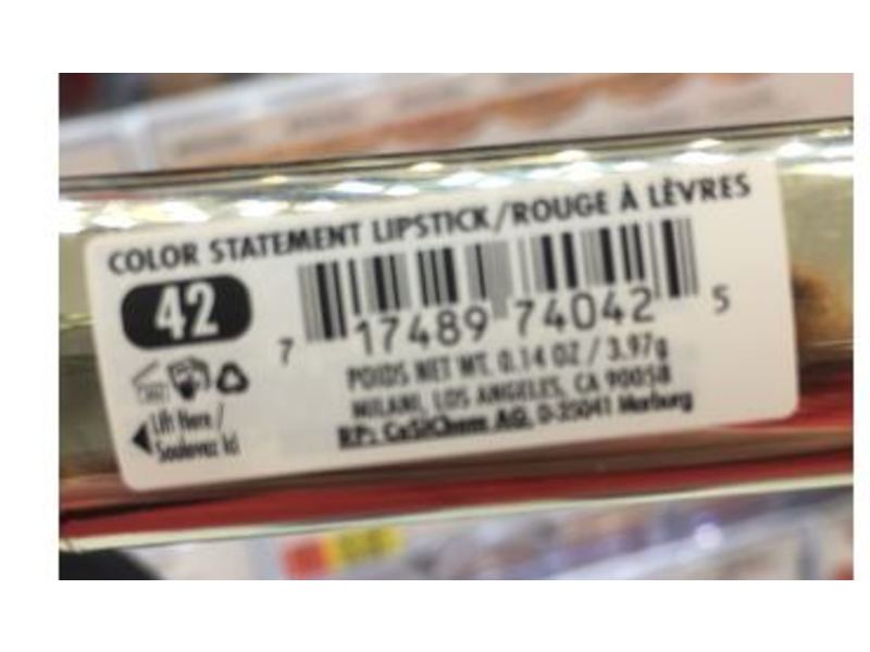 Milani Color Statement Matte Lipstick, Rose Femme, 0.14 oz/3.97 g