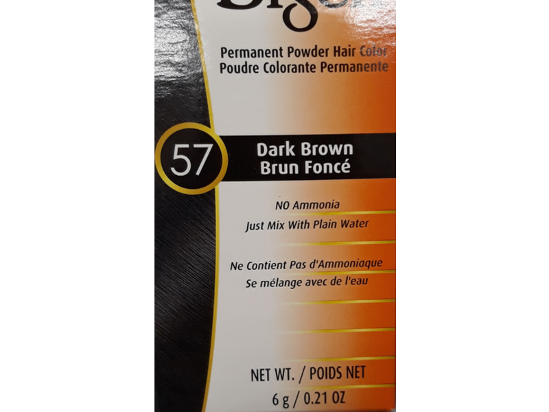 Bigen Permanent Powder Hair Color, Dark Brown, 0.21 oz/6 g, Pack Of 3