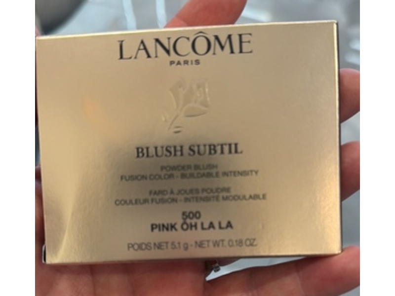 Lancôme Blush Subtil Powder Blush, 500 Pink Oh La La, 0.18 oz/5.1 g