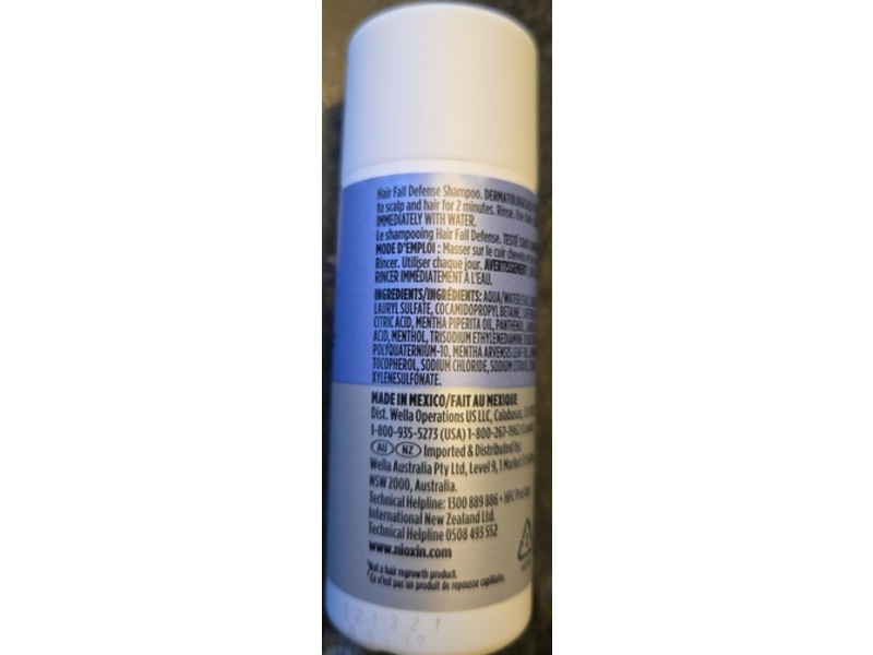 Nioxin Ultimate Power Hair Fall Defense Shampoo, 1.6 fl oz/50 mL