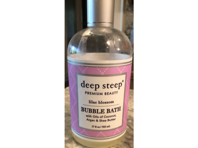 Deep Steep Classic Bubble Bath, Lilac Blossom, 17 fl oz/503 mL
