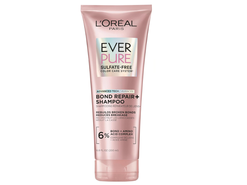 L'Oreal Paris Ever Pure Sulfate Free Bond Repair+ Shampoo, 6.8 fl oz/200 mL