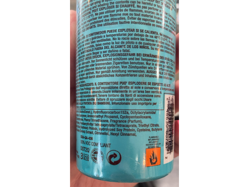 Sexy Hair Healthy Soya Want Flat Hair Hot Iron Hairspray, Soy & Cocoa, 4.5 oz/150 mL