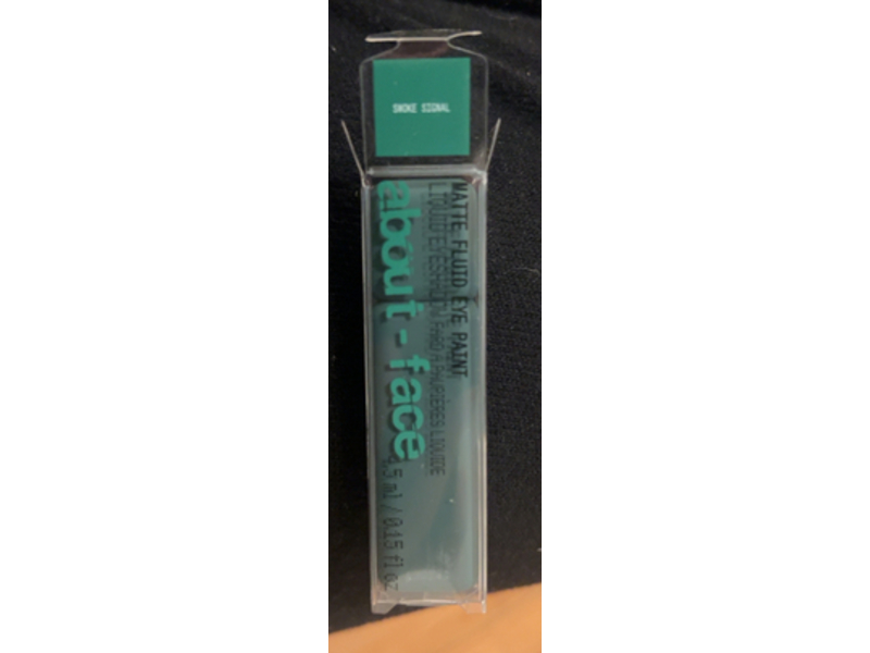 About - Face Matte Fluid Eye Paint, Smoke Signal, 0.15 fl oz/4.5 mL