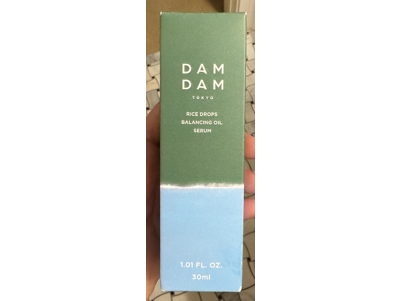 Dam Dam Tokyo Rice Drops Balancing Oil Serum, 1.01 fl oz/30 mL