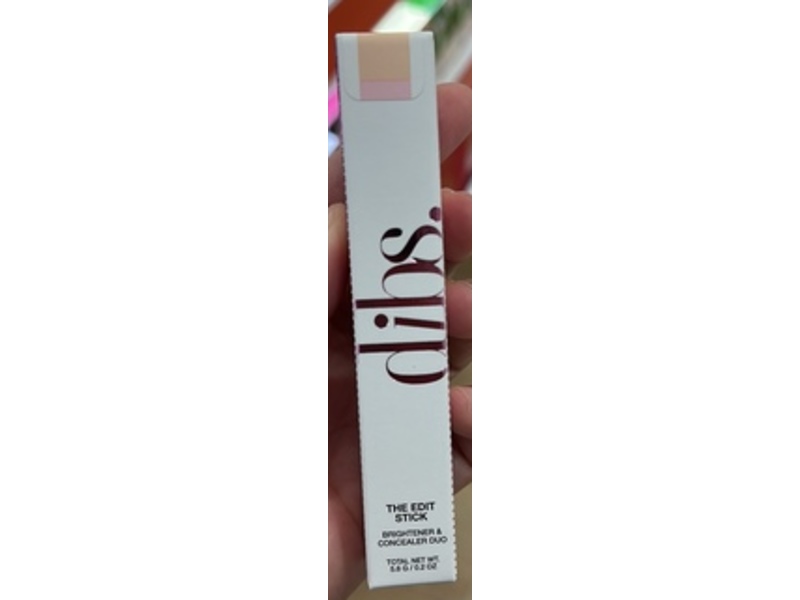dibs. The Edit Stick Brightener & Concealer Duo, 110, 0.2 oz/5.6 g