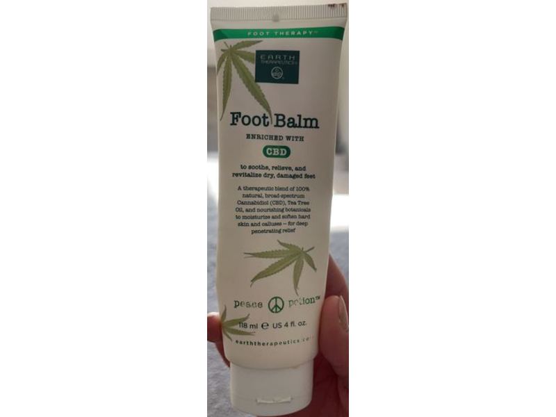 Foot Therapy Foot Balm, CBD, 4 fl oz/118 mL