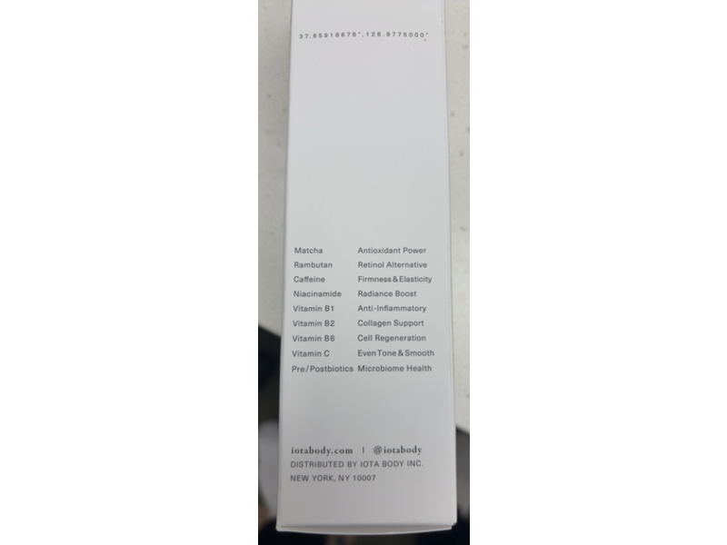 Iota Supermatcha Body Lotion, 6.1 fl oz/180 mL