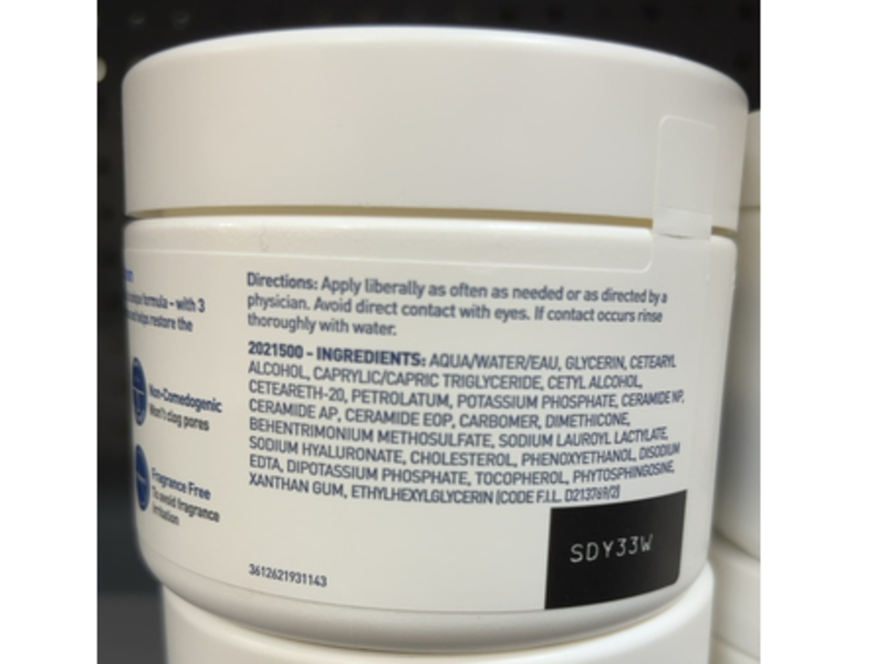 CeraVe Moisturizing Cream, Normal to Dry Skin,12 oz/340 g