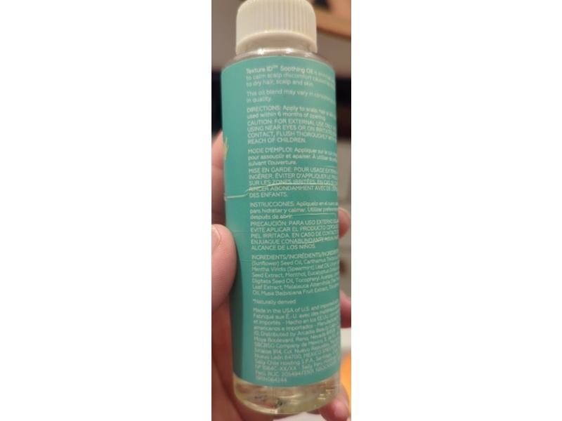 Texture ID Dry Hair + Scalp Relief Soothing Oil, Eucalyptus, 4 fl oz/118 mL