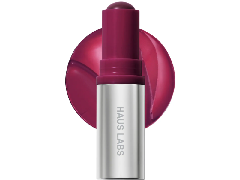 Haus Labs By Lady Gaga Color Fuse Glassy Blush Balm, Glassy Acai-Black Cherry, 0.18 oz/5 g