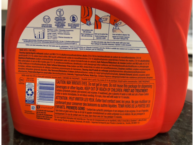 Tide Liquid Laundry Detergent, Original, 100 Loads, 132 fl oz/3.9