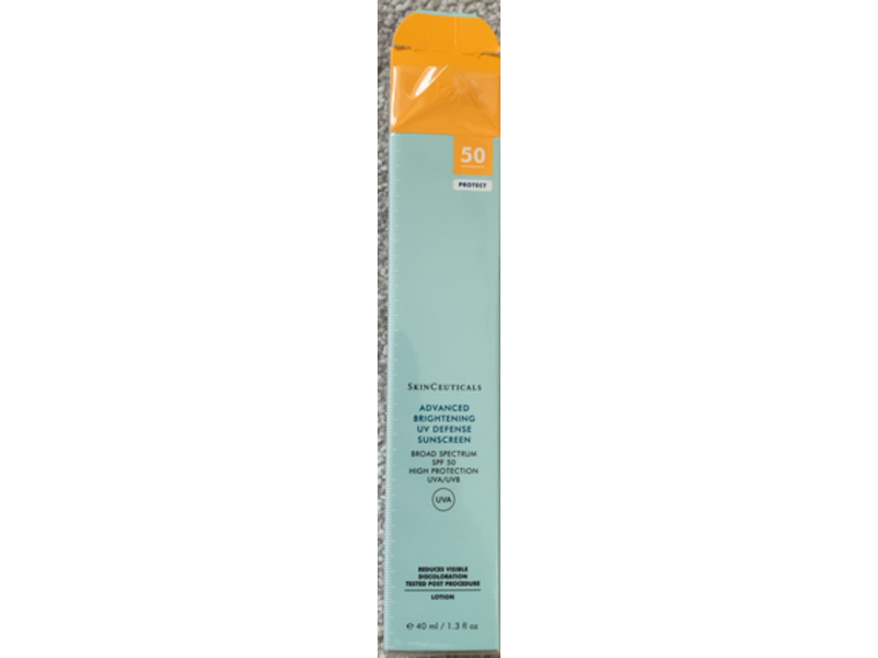 Skinceuticals Advanced Brightening Uv Defense Sunscreen Lotion, SPF 50, 1.3 fl oz/40 mL