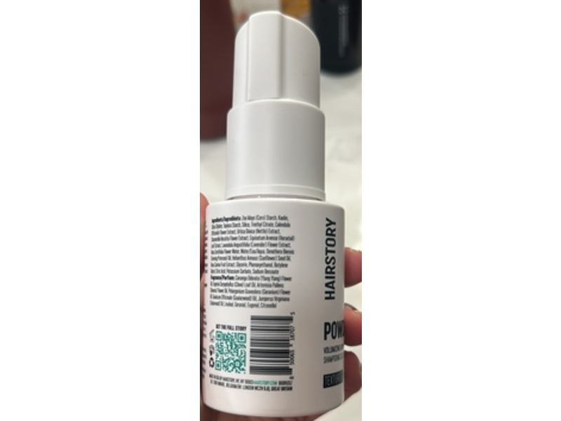 Hairstory Powder Volumizing Non-Aerosol Dry Shampoo, 1.35 fl oz/38 g