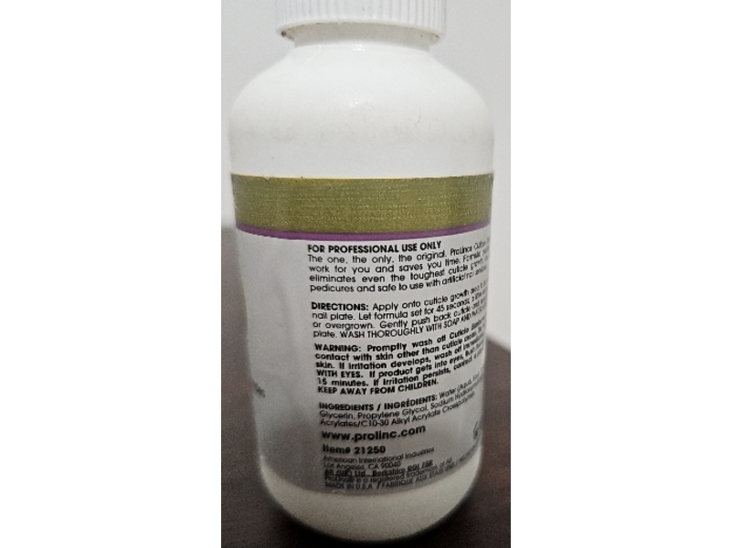 ProLinc Be Natural Cuticle Eliminator, 2 fl oz/59 mL