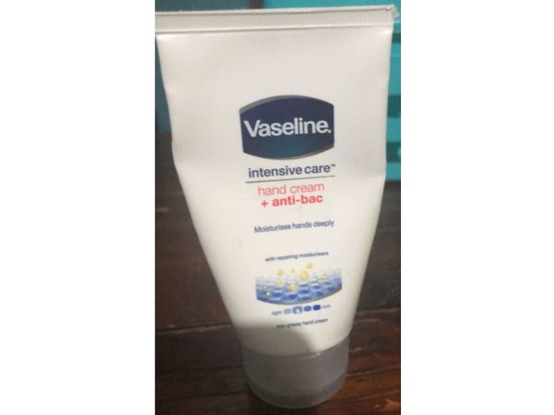 Vaseline Intensive Care Hand Cream + Anti-Bac, 75 mL